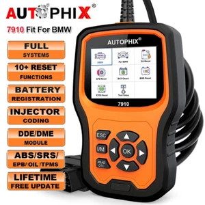 Autophix 7910 Full System Diagnostic OBD2 Scanner ABS SRS EPB TPMS CBS For BMW - Imagen 1 de 15