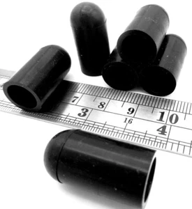 3/8 Zoll Außendurchmesser Endkappe Abdeckung Aufsteckrohr Pole Vinyl Abdeckkappe passt 3/8 Außendurchmesser, 1 Zoll Länge - Bild 1 von 10