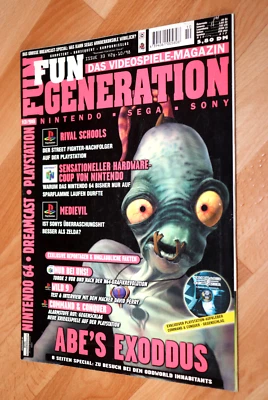 1998 Fun Generation Magazin Zeitschrift Oddworld Abes Exoddus MediEvil Gex Turok - Bild 1 von 4