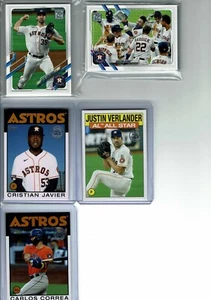 2021 Topps Baseball Series 1 & 2 Houston Astros Team Set (23) Base Cards ++ - Picture 1 of 1