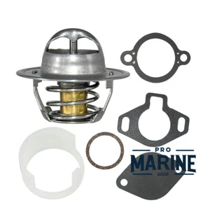 160° Thermostat Kit with Plastic Sleeve for MerCruiser 4.3L 5L 5.7L 7.4L 8.2L - Picture 1 of 6