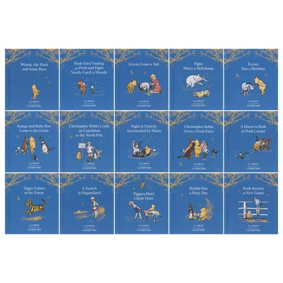 Winnie-the-Pooh Classic Story 30 Books Set by A. A. Milne Hardcover Perfect Gift - Image 1 of 4