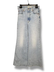 Jeans Levi's Ribcage Bell svasati super alti 25 x 32 lavaggio chiaro denim premium - Foto 1 di 13