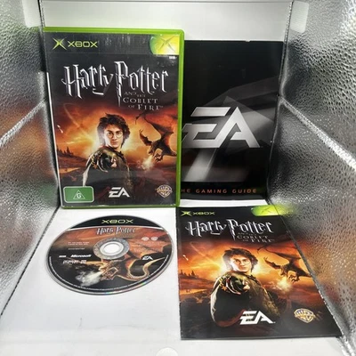 Harry Potter and the Goblet of Fire • Xbox Original Game + Manual (2005) PAL AUS - Image 1 of 4