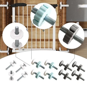 4 pieces threaded spindle rods for baby gates, hardware made of , bolt parts, - Picture 1 of 20