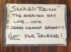 Sacred Reich - The American Way - 3 song Promo Advanced Cassette - Enigma - Rare - Picture 1 of 4