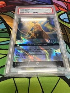 2023 Disney Lorcana En 2 Hercules Enchanted #215 PSA 8 - Picture 1 of 2