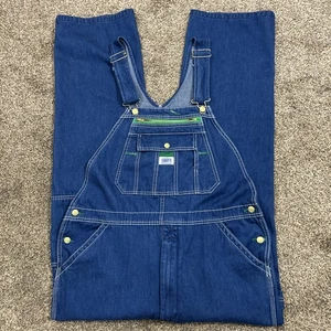 Liberty Blue Denim Latzhose Herren L Carpenter Utility Farmer *ohne Größenetikett* - Bild 1 von 14