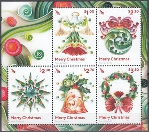 NUEVA ZELANDA 2017 Navidad, hoja miniatura MNH - Imagen 1 de 1