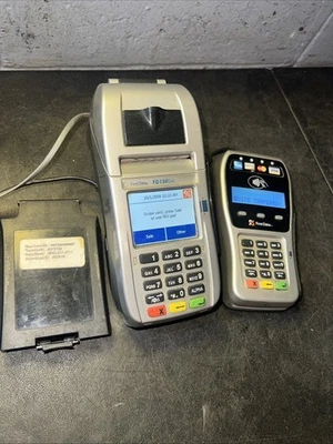 First Data FD130 Duo and FD-35 PIN Pad Credit Debit Card POS Terminal FD130Duo - Image 1 of 4
