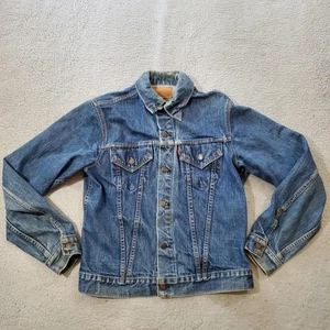 Vintage Levis 71205 0217 Jacke Herren 42 Trucker Distressed Made USA 70s Type 3 - Bild 1 von 23