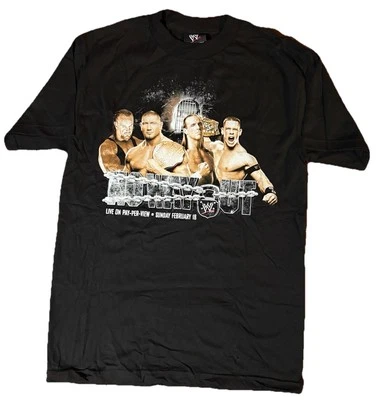 WWE No Way Out Event Shirt, Double Sided Size M New VTG 2007 PPV NWOT - Image 1 of 3