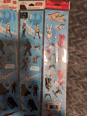 56 Piezas Disney Star Wars Los Últimos Jedi Pegatinas Favores de Fiesta 10 Paquetes Foto 1 de 3