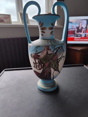 Hand Painted Greek Vase - Image 1 of 4
