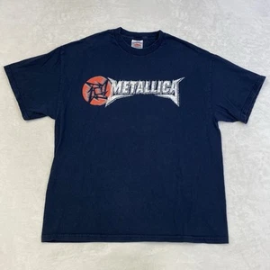 Camiseta vintage para hombre Tennessee River 2003 Metallica azul marino talla XL rara - Imagen 1 de 6