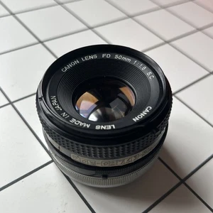 Canon FD 50mm f/1.8 Prime Lens for SLR Film Cameras - Picture 1 of 4