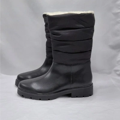 Botas para mujer Journee Collection talla 9,5 negras suela acolchada invierno polar Foto 1 de 4