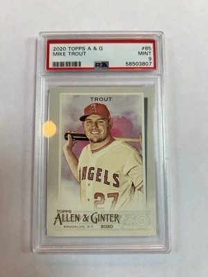 2020 Topps Allen & Ginter's - Mike Trout #85 PSA 9 - Image 1 of 2