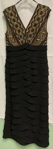 Jessica Howard women's formal lace tiered dress Sz 14 - Picture 1 of 2