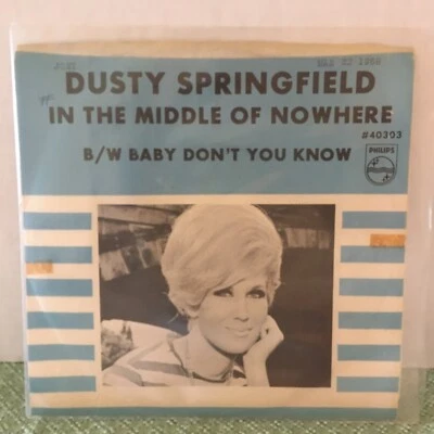 DUSTY SPRINGFIELD   IN THE MIDDLE OF NOWHERE   45/PICTURE SLEEVE - Image 1 of 4