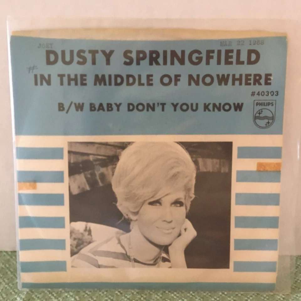 DUSTY SPRINGFIELD   IN THE MIDDLE OF NOWHERE   45/PICTURE SLEEVE - Image 1 of 4