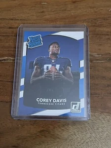 2017 Panini Donruss Football Rated Rookie Corey Davis #316 TENNESSEE TITANS - Bild 1 von 2