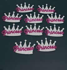 10 Baby Shower Princess Silver Crowns Foam Party Decorations 4 In. Girl Favors