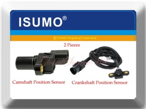 2 Pcs Camshaft & Crankshaft Position Sensor Fits:Mitsubishi Mirage 97-00 L4 1.8L - Picture 1 of 6