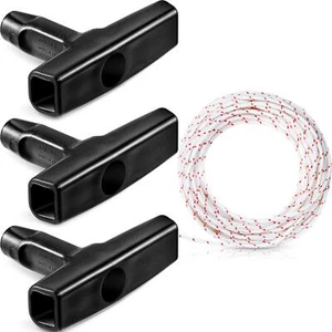 3Pcs Starter Handle 10-Meter 3.0mm Recoil Starter Rope Pull Cord for Lawn Mower - Picture 1 of 7