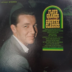 Floyd Cramer LP Plays Country Pop Classics Elvis Pianist RCA 1968 LSP3935 VG+ - Picture 1 of 7