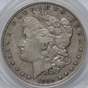 Morgan Silver Dollar 1895-S PCGS VF-35! San Francisco mint. Key Date! Old toning - Picture 1 of 4