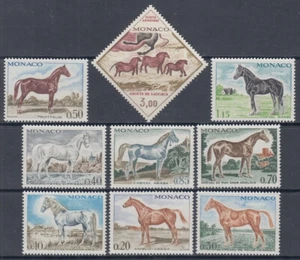 MONACO Sc # 781-8,C77 CPL sin montar o nunca montado varios caballos - Imagen 1 de 1
