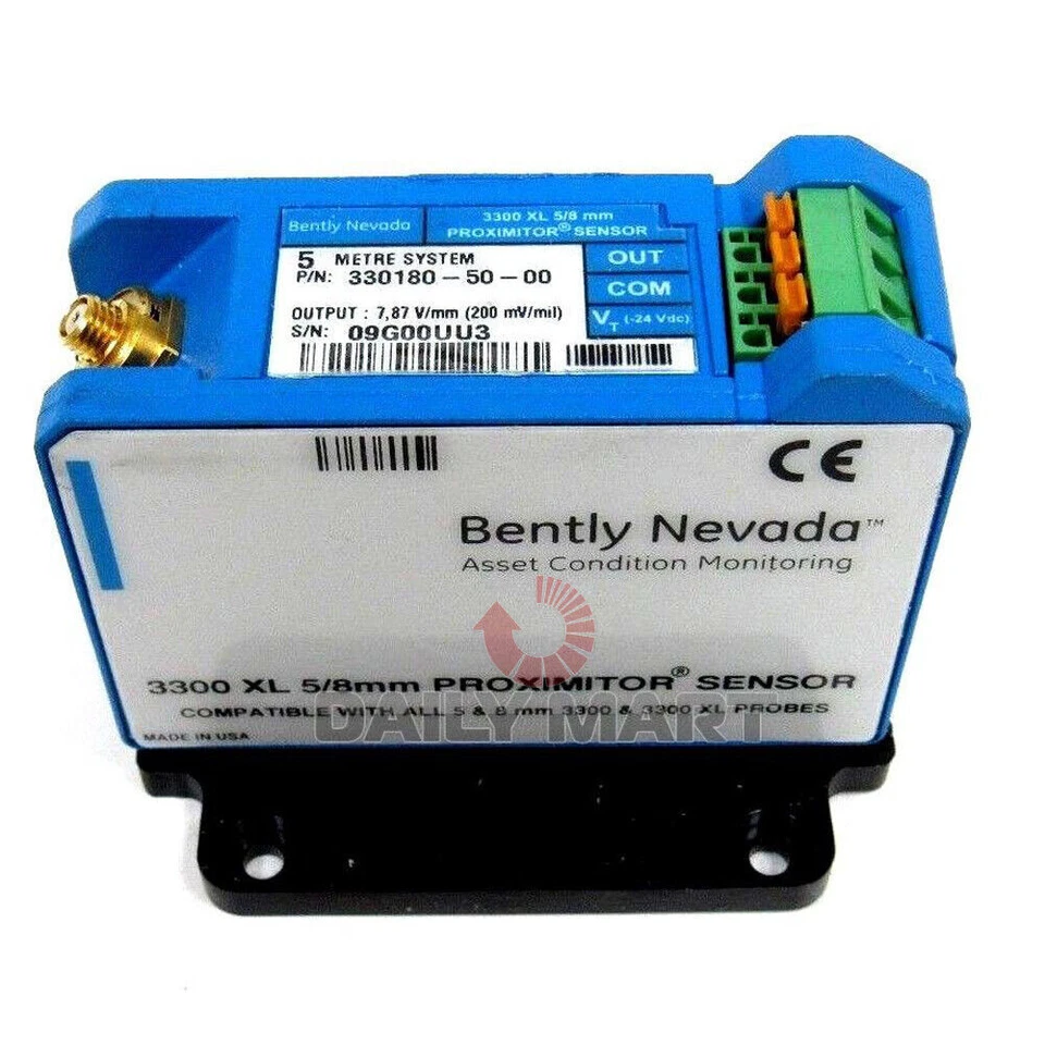 Bently Nevada 3300XL Proximitor Sensor - 330180-50-00