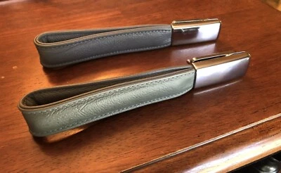 1994 Jaguar XJ6 Rear Courtesy Handle Entry/Exit Strap Set Gray Foto 1 de 4