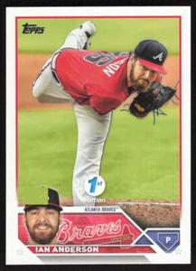 2023 Topps 1st Edition #114 Ian Anderson Atlanta Braves - Picture 1 of 2