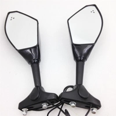 ESPEJOS INTERMITENTES LED INTEGRADOS NEGROS para KAWASAKI Ninja ZX6R 636 ZX10R ZX14 Foto 1 de 4