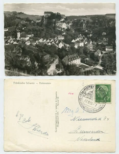 90017 - Pottenstein - Echtfoto - Ansichtskarte, Sonderstempel 2.8.1956 - Imagen 1 de 1
