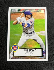 2021 Topps 1952 Topps Redux Chrome  Refractor #TC52-39 Kris Bryant Cubs