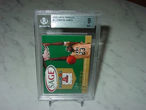 2002 Sage Pangos Lebron James Card! Graded BGS 9 All Time Scoring King!!! - Picture 1 of 3