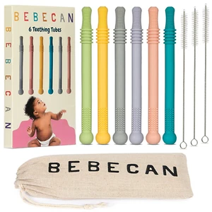 Teething Sticks for Babies 0-36 Months - Super Soft Silicone Teethers in 6 Vibra - Picture 1 of 12