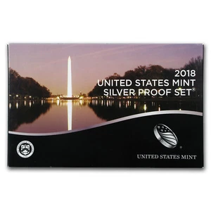 2018-S Silver Proof Set - Picture 1 of 4