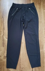 Athleta Hose Damen 2 grau schwarz Stretch Reißverschlusstaschen Pullover Cinch Ankle Jogger - Bild 1 von 14
