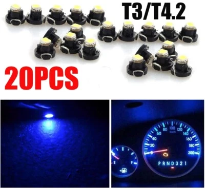 AC Climate Control HVAC Switch Light Bulb T3T4.2 Wedge Indicator Instrument Dash - Image 1 of 4