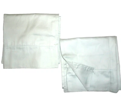 COSTCO CHARISMA SATEEN SOLID LIGHT GREEN (2) KING PILLOWCASES 20 X 38 - Image 1 of 4