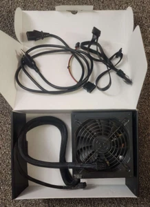 PowerSpec PS650BSM 650W 80+ Gold ATX 12V Semi-Mod Power Supply MISSING PLUG(S) - Photo 1/3