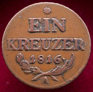 Österreich 1 Kreuzer 1816 A (L1009) - ca-K - Bild 1 von 2