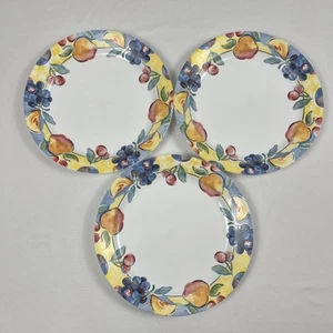 Set 3 piatti Corning Corelle cesto frutta colorato stampa ritirata - Foto 1 di 7