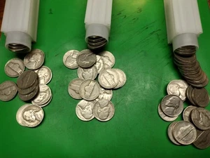 1953 P, D, S Jefferson Nickel Set. Lot Of 3 Cir Coins. Photos. - Picture 1 of 4