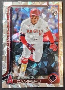 2025 Topps Series 2 Gustavo Campero Diamante - Los Angeles Angels #387 (RC) - Bild 1 von 2