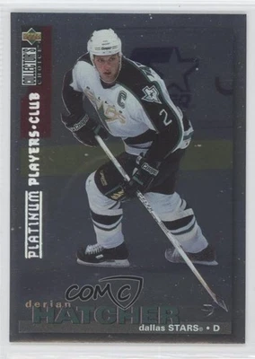 1995-96 Upper Deck Collector's Choice Platinum Player's Club Derian Hatcher #224 - Image 1 of 2